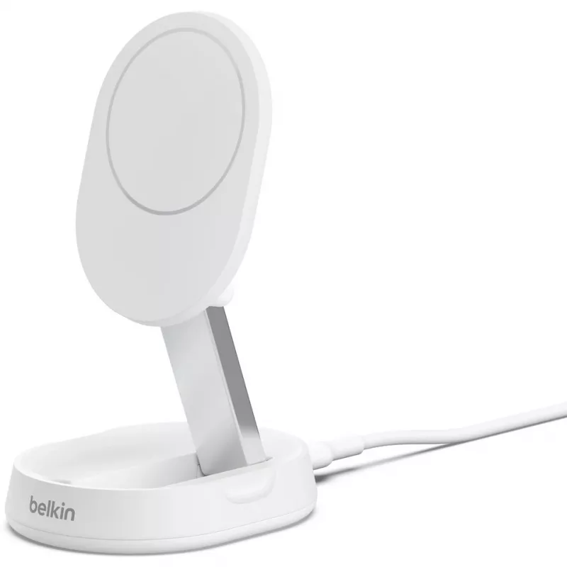 Belkin BoostCharge Pro nutitelefon, valge, vahelduvvool, juhtmevaba laadimine, kiirlaadimine, siseruumides