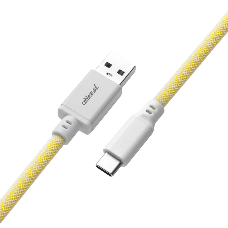 Cablemod CM-PKCA-CWAW-YW150YW-R USB-kaabel 1,5 m USB A USB C kollane (CM-PKCA-CWAW-YW150YW-R)