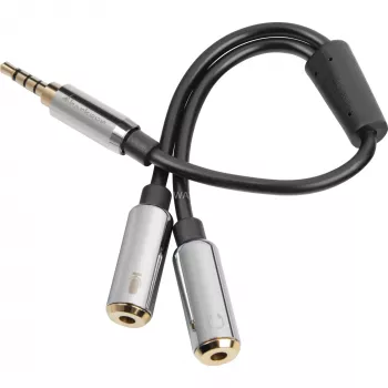 Sharkoon PMP35 - Audio-Adapter - 4-poliger Mini-Stecker (M)
