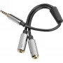 Sharkoon PMP35 - Audio-Adapter - 4-poliger Mini-Stecker (M)