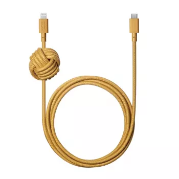 USB-A to Lightning kaabel Native Union Night kaabel — 3 m, Kollane