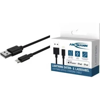Ansmann 1700-0131 USB-kaabel 1 m USB A Lightning Must (1700-0131)