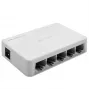 Võrgukommutaator QOLTEC 52247 5 x RJ45 porti 1000Mbps Gigabit haldamata