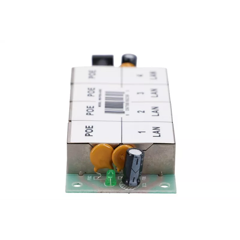 PoE süstija Extralink 4-pordiline 4x 100Mb/s RJ45, Fast Ethernet, 48 V, ilma korpuseta