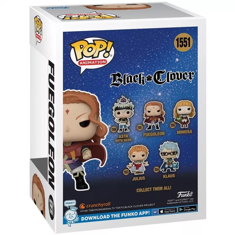 Funko Pop kuju Must Clover Fuegoleon 10 cm (143273)