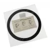 Tolmufilter DEMCiflex 140mm ümmargune — must/valge korpuse ventilaatoritele
