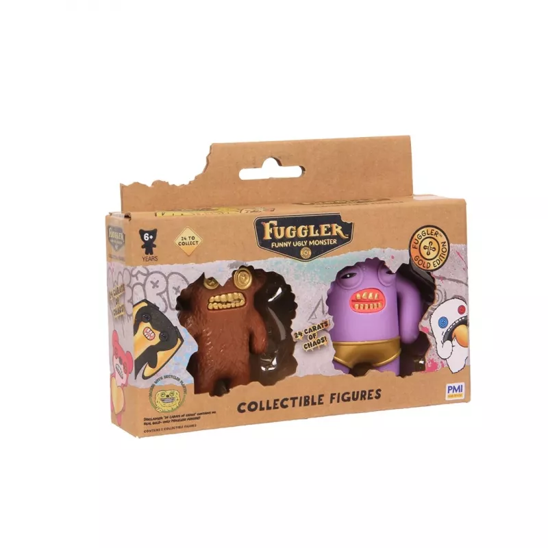 Action figuurid 2‑Pack p.m.i kids world FUGGLER S3 Gold Edition assorted