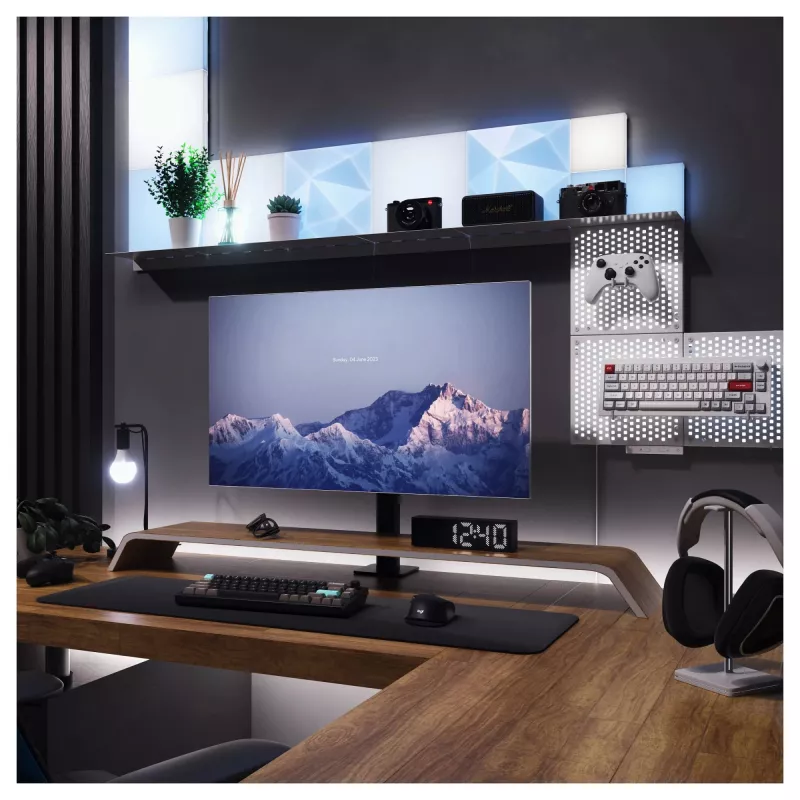 LED-paneelvalgusti Nanoleaf N8100E00-2TBS — Ruudukujuline RGB, alalisvoolutoide, 2 tk pakendis