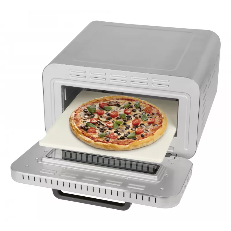 Pizzavalmistaja ProfiCook PC-PO 1323 — lauapliit, 1 pitsa, 2100 W, roostevaba teras, digitaalne taimer