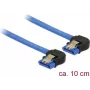 SATA-kaabel DeLOCK 85094 0,1 m SATA 7-pin Must Sinine