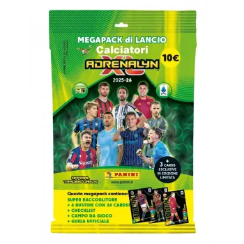Vahetuskaartide stardikomplekt PANINI Italian League 2025 Mega Starter Set
