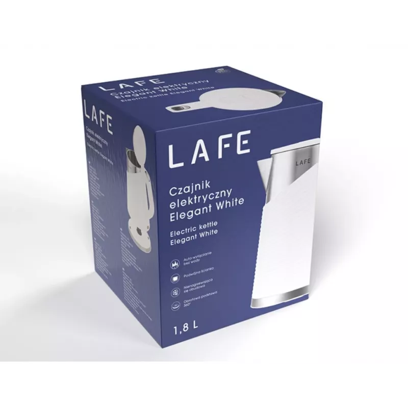 Elektriline veekeetja LAFE 1,8l 2200W valge