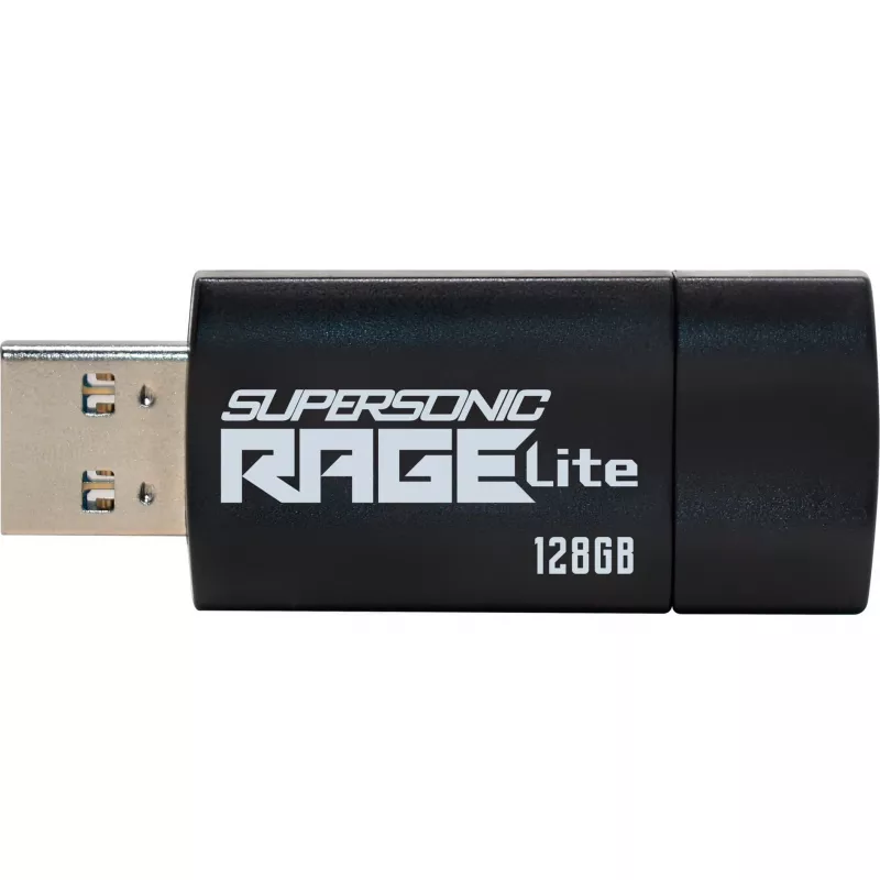 USB-mälupulk PATRIOT Supersonic Rage Lite 128 GB USB Type-A 3.2 Gen 1, 180 MB/s, sinine/must