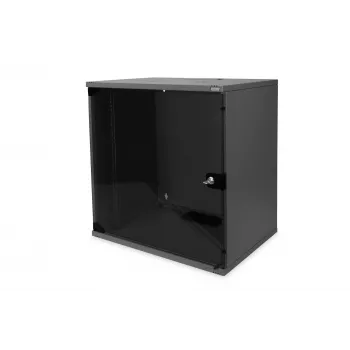 DIGITUS Professional - korpus - SOHO, kokkupanemata - 540x400 mm (l x s) - sobib seinale paigaldamiseks - must, RAL 9005 - 12U - 48,3 cm (19) (DN-19 12-U-S-SW)