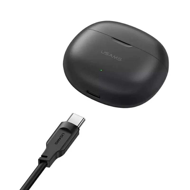 Kõrvaklapid Usams BHUYO01 Bluetooth-kõrvaklapid 5.3 TWS Rhymbo must