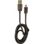 LC-POWER kaabel USB-Micro-1M-6 1m hõbedane metall, USB A Micro-USB