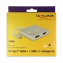 USB-graafikaadapter DeLOCK 87716 2560 x 1440 pikslit Hõbedane