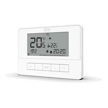 Juhtmega ruumikontroller Tech controllers T-4.1 55112 valge