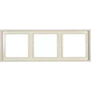 JUNG LS 983 W Kattekaas 3-kohaline Elevandiluu Duroplast Kruvideta 81x223 mm