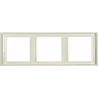 JUNG LS 983 W Kattekaas 3-kohaline Elevandiluu Duroplast Kruvideta 81x223 mm