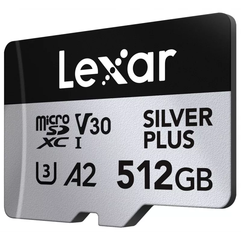 Flash Memory Lexar 512GB UHS-I microSDXC SILVER PLUS