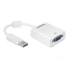 Video Kaabliadapter DeLOCK 61766 0.125m VGA DisplayPort Valge