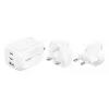 Seinalaadija Belkin BOOSTCHARGE 100W 2C1A WCH016HQWH vahetatava pistikuga