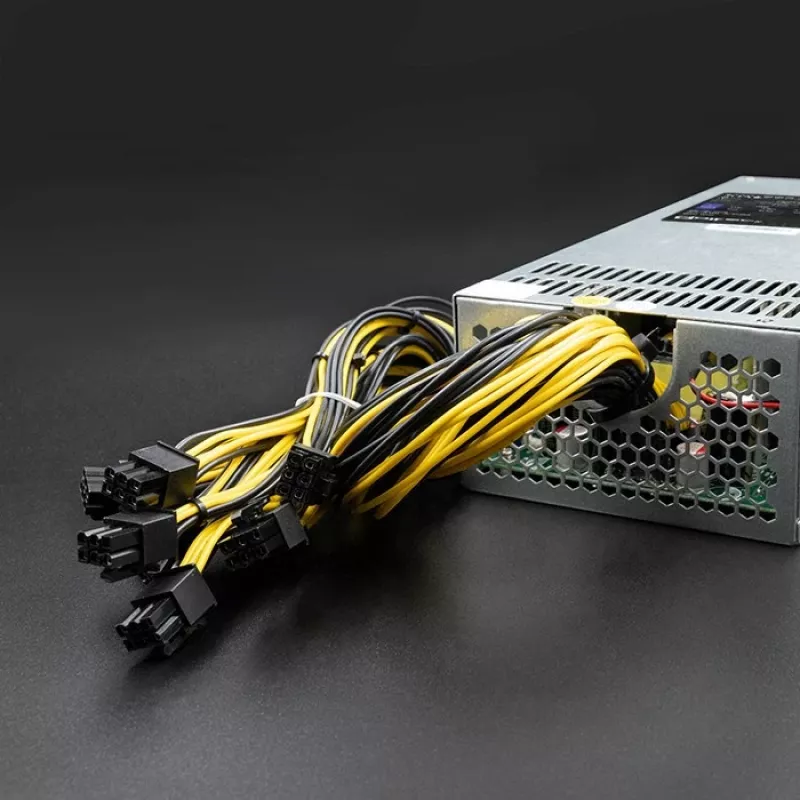 Qoltec 50177 PCI-E toiteplokk Smart 1600W | 80 Plus Gold - andmekaeve