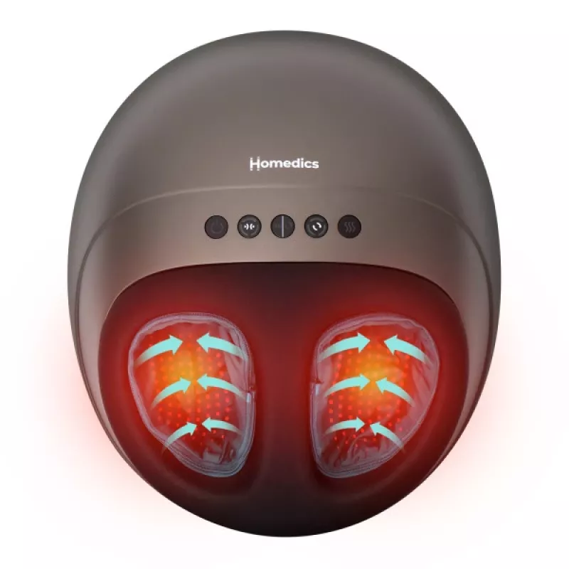 Jalamassaažiseade HoMedics FMS-350HGY-EU Shiatsu õhukompressiooniga