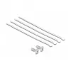 DeLOCK Patch Panel 10 tolli 8 porti Cat.6A 0,5U must