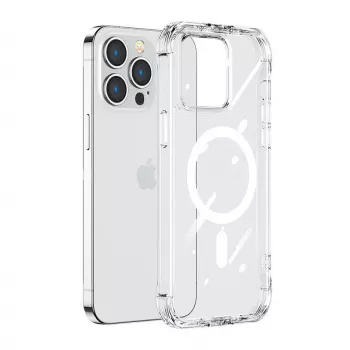 Läbipaistev magnetümbris Joyroom JR-14H6 iPhone 14 Pro jaoks, magnetilise sulguriga, läbipaistev kaitsekest
