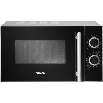 Amica AMGF20M1GS mikrolaineahi Tööpinnal grillmikrolaineahi 20 L 700 W Must, Hõbedane