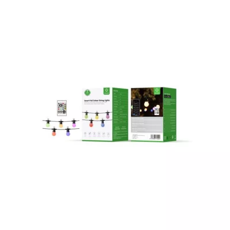 WOOX R5195 nutikas dekoratiivne vanik 9m RGB+CCT, Google Assistant ja Amazon Alexa, IP65