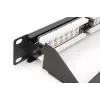 Digitus CAT 6 patch panel, varjestamata DN-91624U-CR