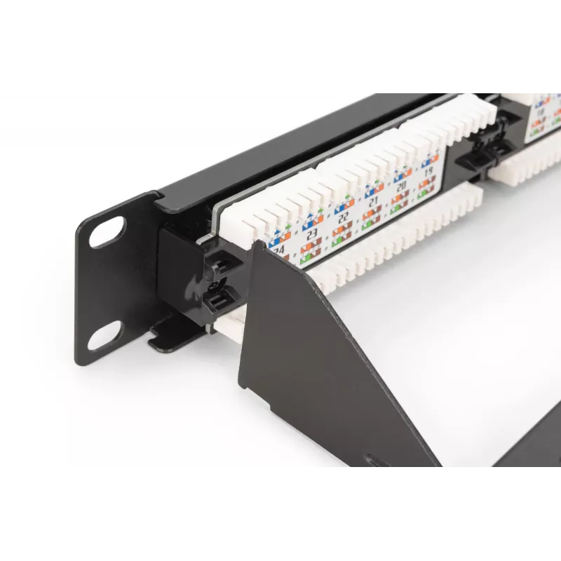 Digitus CAT 6 patch panel, varjestamata DN-91624U-CR
