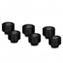 Thermal Grizzly DeltaMate Extender MF10 – vesijahutuse liitmik, must, 6 tk (TG-DM-FIT-6006)