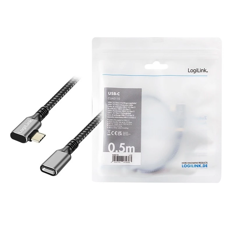 USB3.2 Gen2 Type-C USB-C/F, PD, AV, 0,5 m
