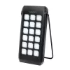 Logilink - Päikeseenergia-akupank - taskulamp - Li-Pol - 10000 mAh - 18 W - 3 A - PD 2.0, QC 3.0, ülikiire laadimine - 2 väljundporti (USB Type A, 24-pin USB-C) - kaablil: USB (PA027)