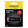 USB-mälupulk Intenso 64GB USB Type-A 2.0 Must Punane