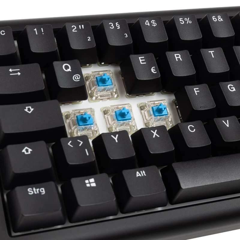 Ducky Tinker 65 RGB mänguklaviatuur - MX-Blue (ISO-DE)
