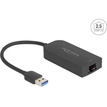 DeLOCK 66045 kaabel-adapter USB 5 Gbps Type-A 2,5 Gigabit LAN RJ45 must