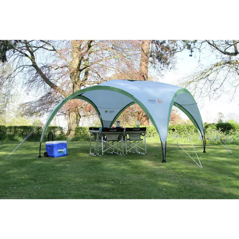 Pavilion Event Shelter Pro L 3,65 x 3,65 m helehall roheline