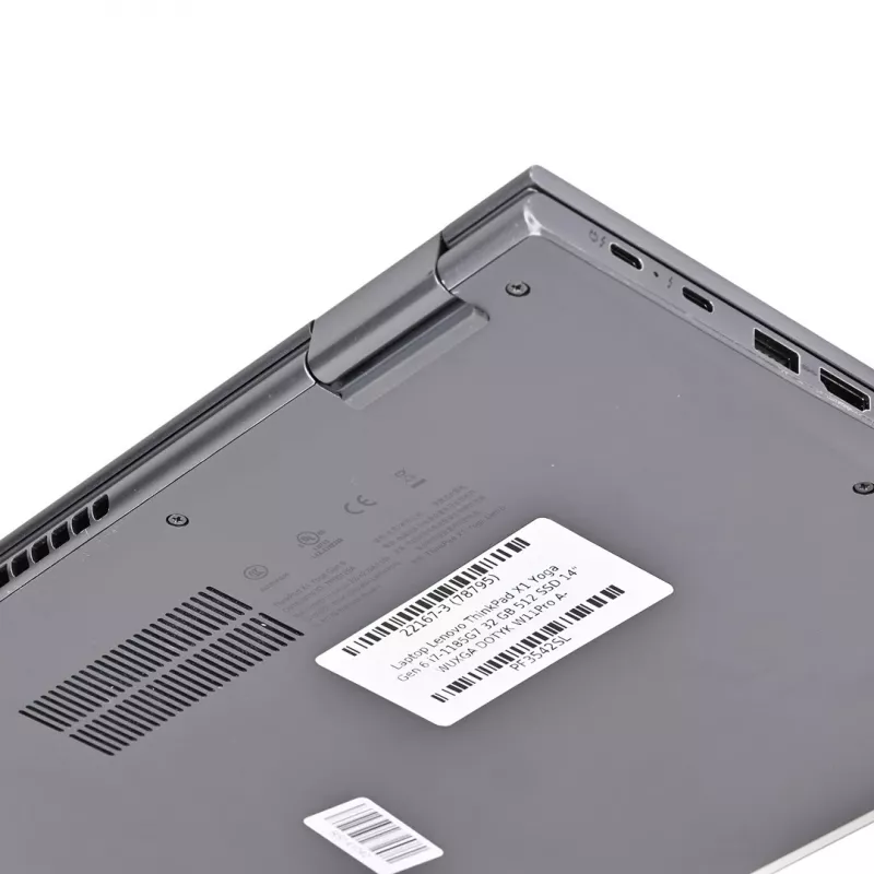 LENOVO ThinkPad X1 Yoga Gen.6 i7-1185G7 32GB 512GB SSD 14 WUXGA(puutetundlik) Win11pro USED US QWERTY Kasutatud