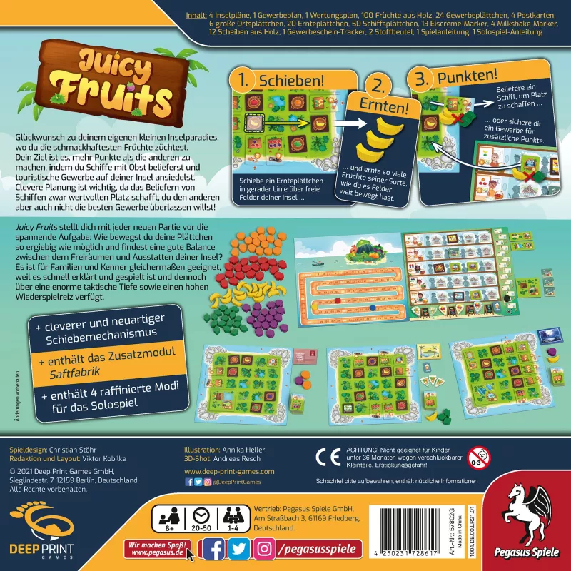 Deep Print Games: Juicy Fruits, Lauamäng