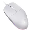 Juhtmega hiir DEFENDER AZORA MB-24 — mõlemakäeline USB optiline, 1200 DPI, 3 eraldusvõime režiimi, valge, 109×86×34 mm