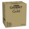 Märg kassitoit Purina Nestlé GOURMET Gold Mus Mix — 96 x 85 g, 4 maitset, täiskasvanud kassid, 77,5% niiskust