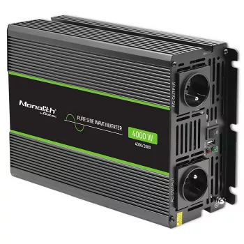 Qoltec Monolith toiteadapter/inverter Auto 4000 W Must