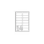 Avery Zweckform Avery - valge - 99,1 x 38,1 mm 1400 silti (100 lehte x 14)