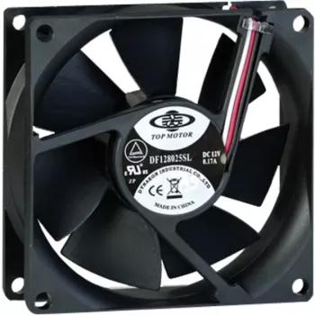 Inter-Tech 88885181 arvuti jahutuskomponent, korpuse ventilaator 8 cm, must (88885181)