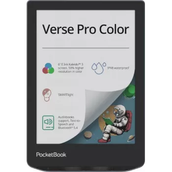 PocketBook Verse Pro Color e-raamatulugeja 6 E Ink Kaleido 3 16 GB Wi-Fi Stormy Sea (PB634K3-1-WW)